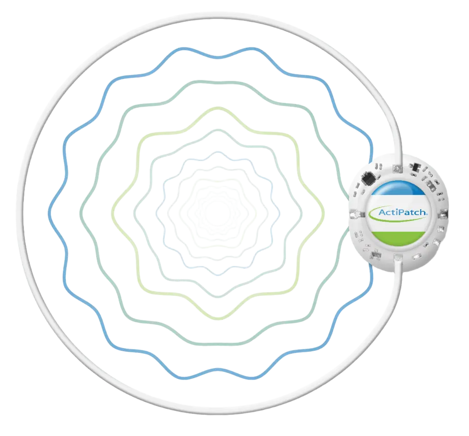 ActiPatch device with its circular treatment loop